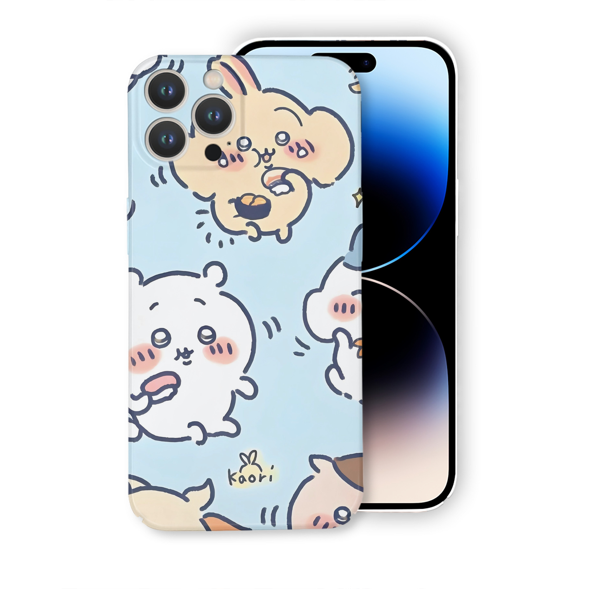 （画像用） ちいかわ Chii-kawa 【iPhone 14シリーズ対応】ハードケース